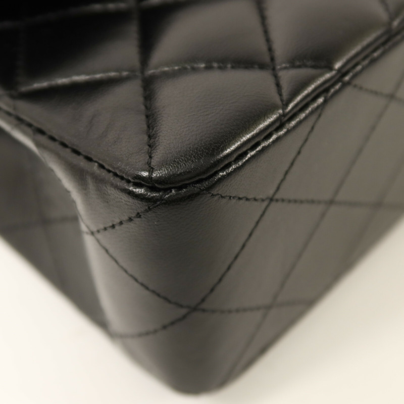 CHANEL 羊皮皮革Classic 23鏈帶肩背袋-11