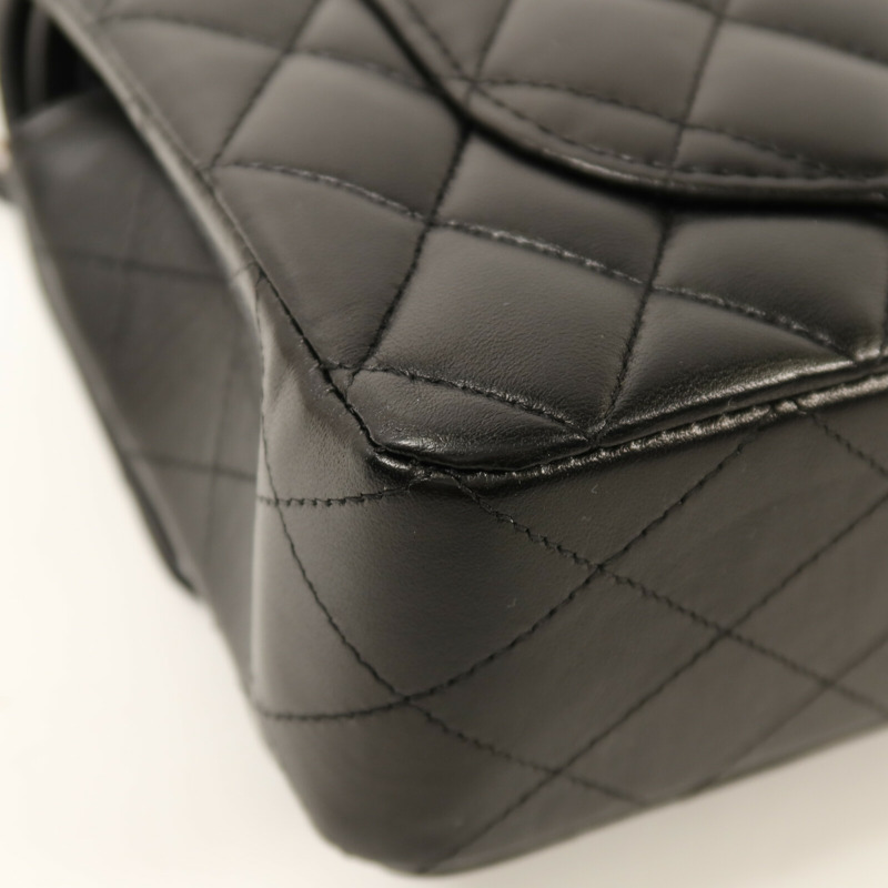 CHANEL 羊皮皮革Classic 23鏈帶肩背袋-13