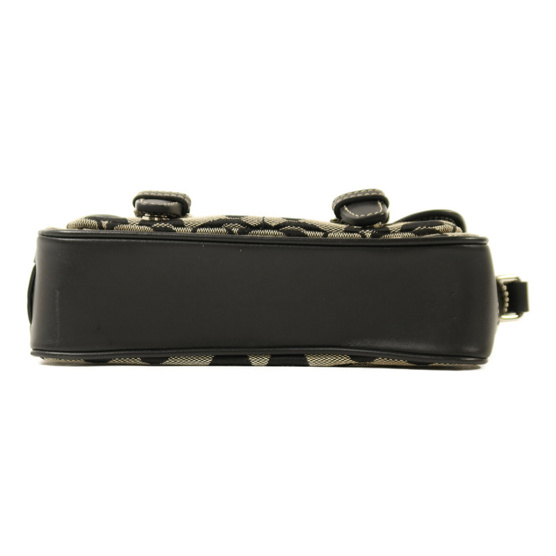 COACH 帆布Shoulder Bag銀扣肩背袋-3