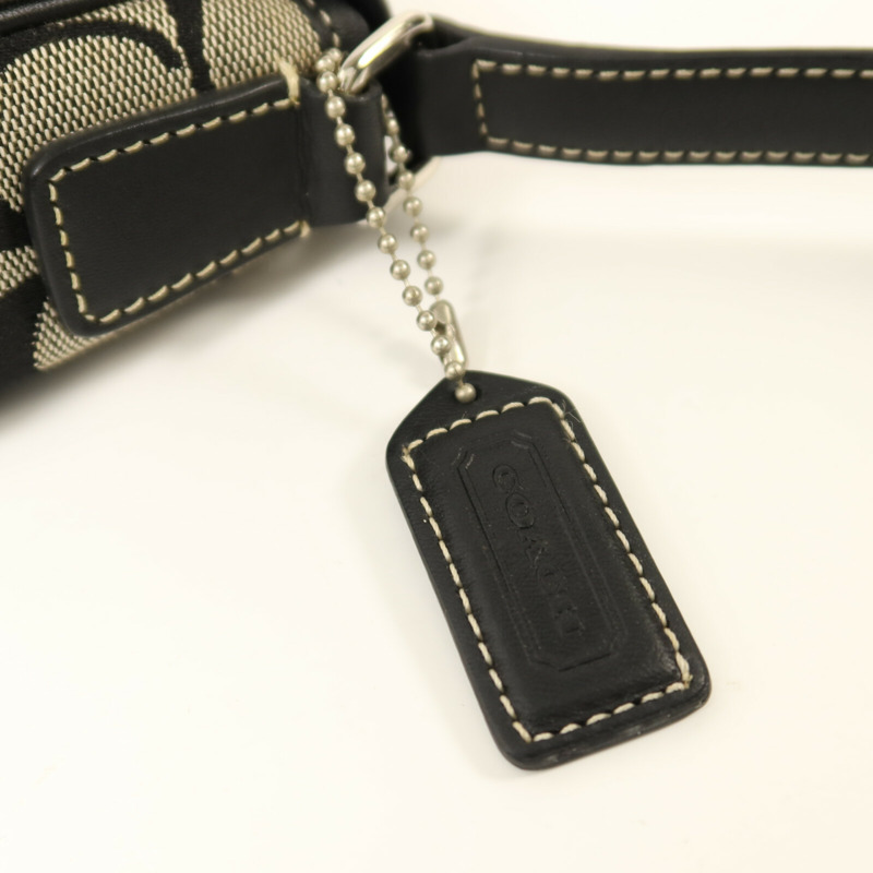 COACH 帆布Shoulder Bag銀扣肩背袋-9