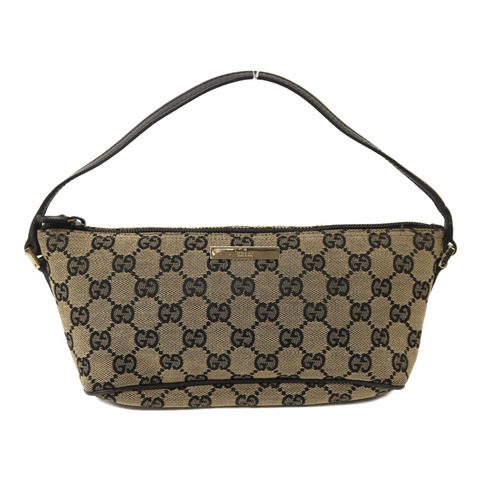 GUCCI 帆布Hand Bag金扣手挽袋