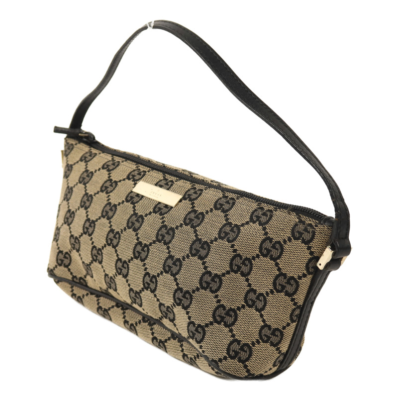 GUCCI 帆布Hand Bag金扣手挽袋-2