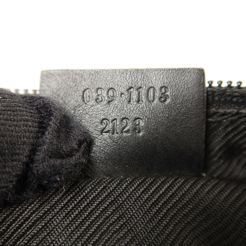 GUCCI 帆布Hand Bag金扣手挽袋-6