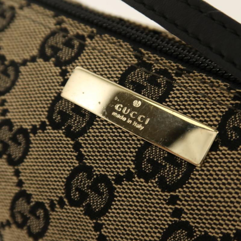 GUCCI 帆布Hand Bag金扣手挽袋-8