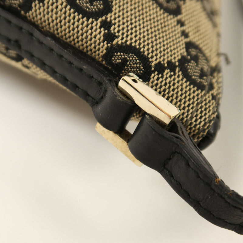 GUCCI 帆布Hand Bag金扣手挽袋-9