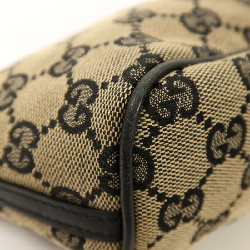 GUCCI 帆布Hand Bag金扣手挽袋-10