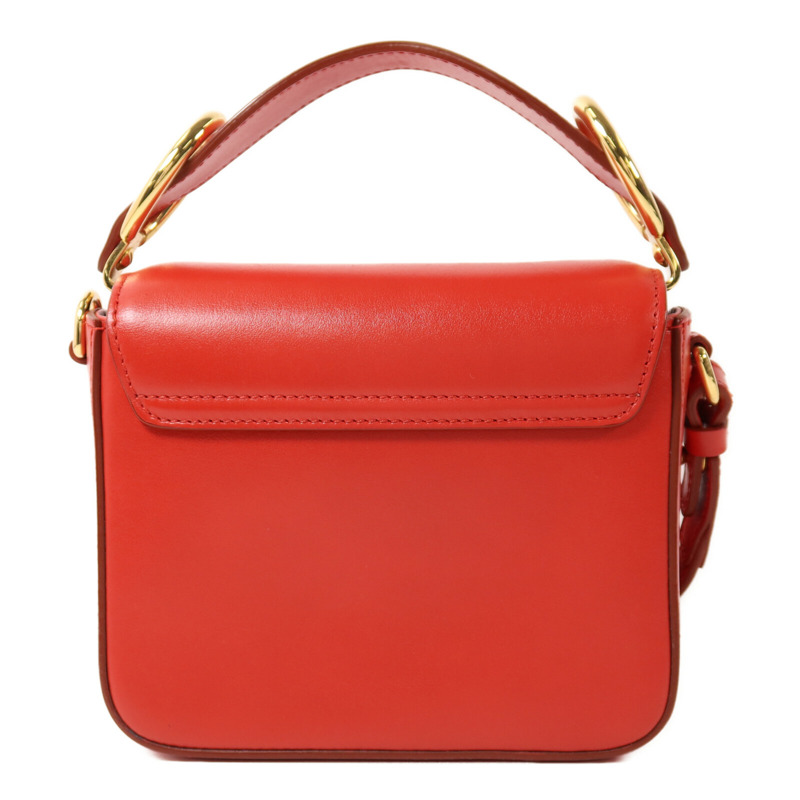 Chloe 牛皮皮革Mini C Bag金扣手挽肩背兩用袋-1