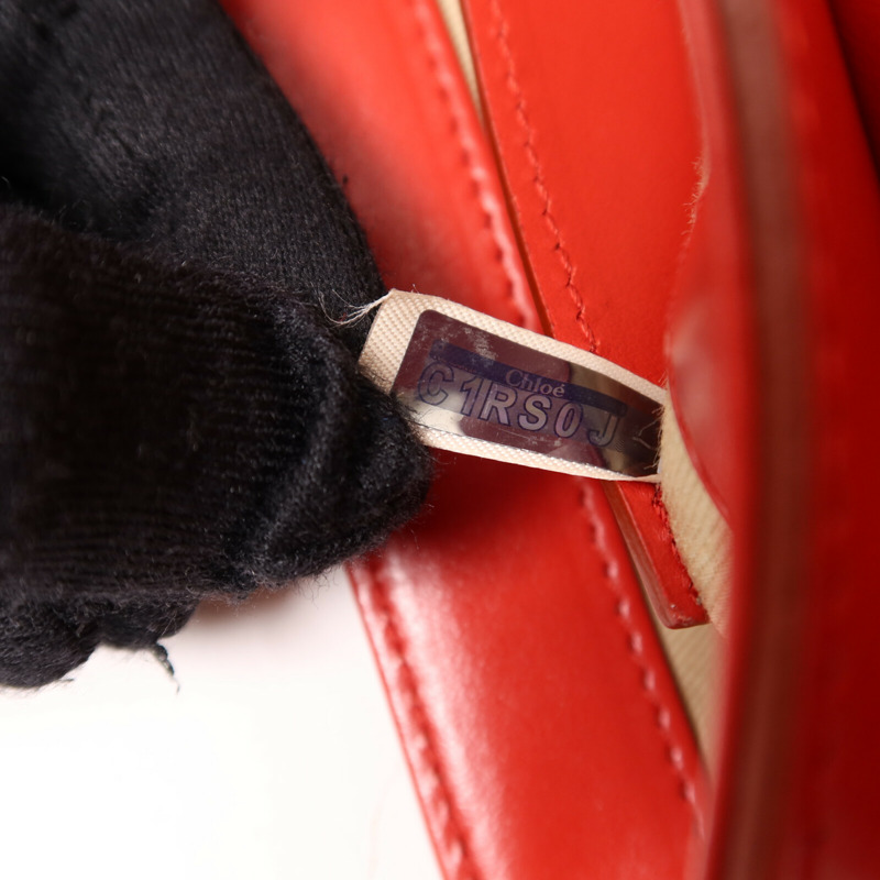 Chloe 牛皮皮革Mini C Bag金扣手挽肩背兩用袋-6