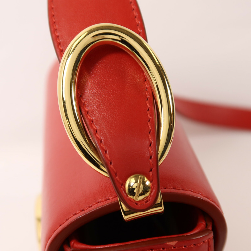 Chloe 牛皮皮革Mini C Bag金扣手挽肩背兩用袋-11