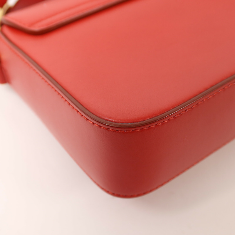 Chloe 牛皮皮革Mini C Bag金扣手挽肩背兩用袋-14