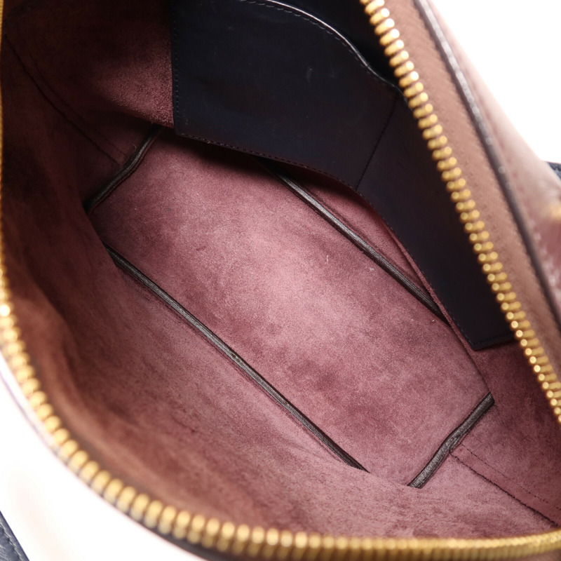 CELINE 牛皮皮革Soft Cube Bag金扣手挽肩背兩用袋-4