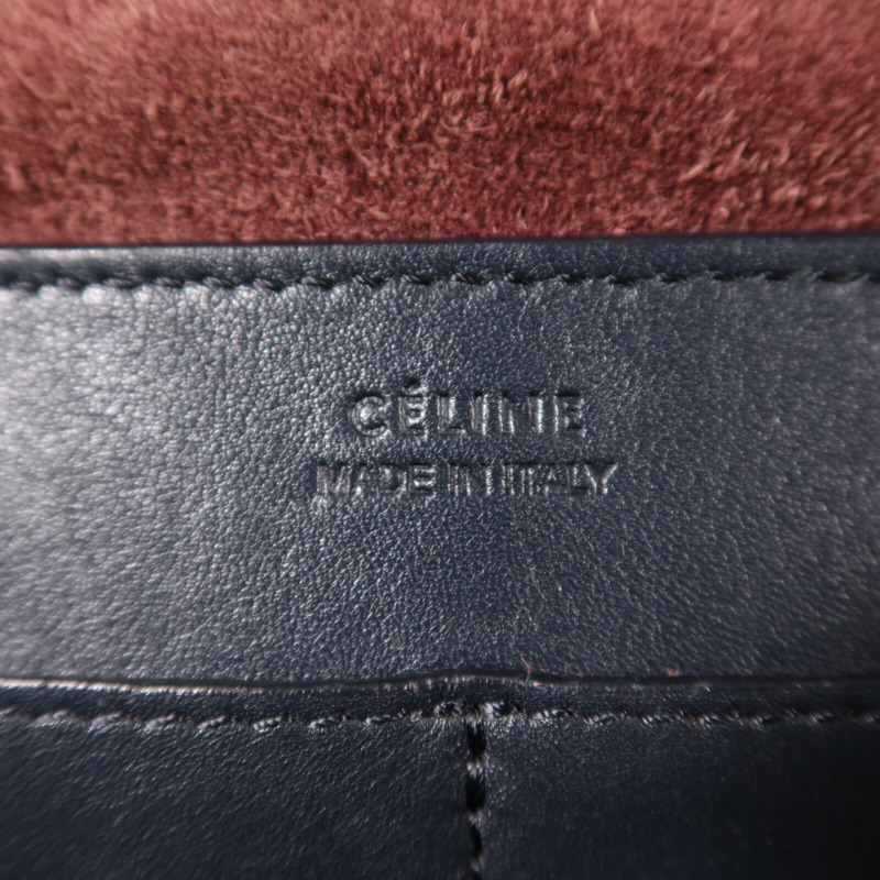 CELINE 牛皮皮革Soft Cube Bag金扣手挽肩背兩用袋-5