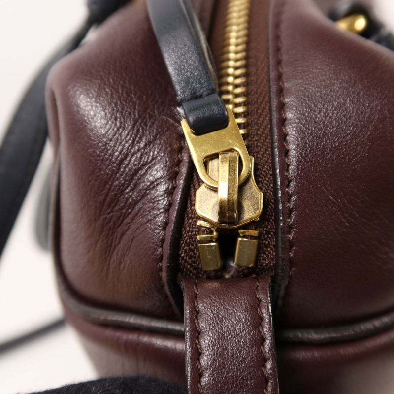 CELINE 牛皮皮革Soft Cube Bag金扣手挽肩背兩用袋-9