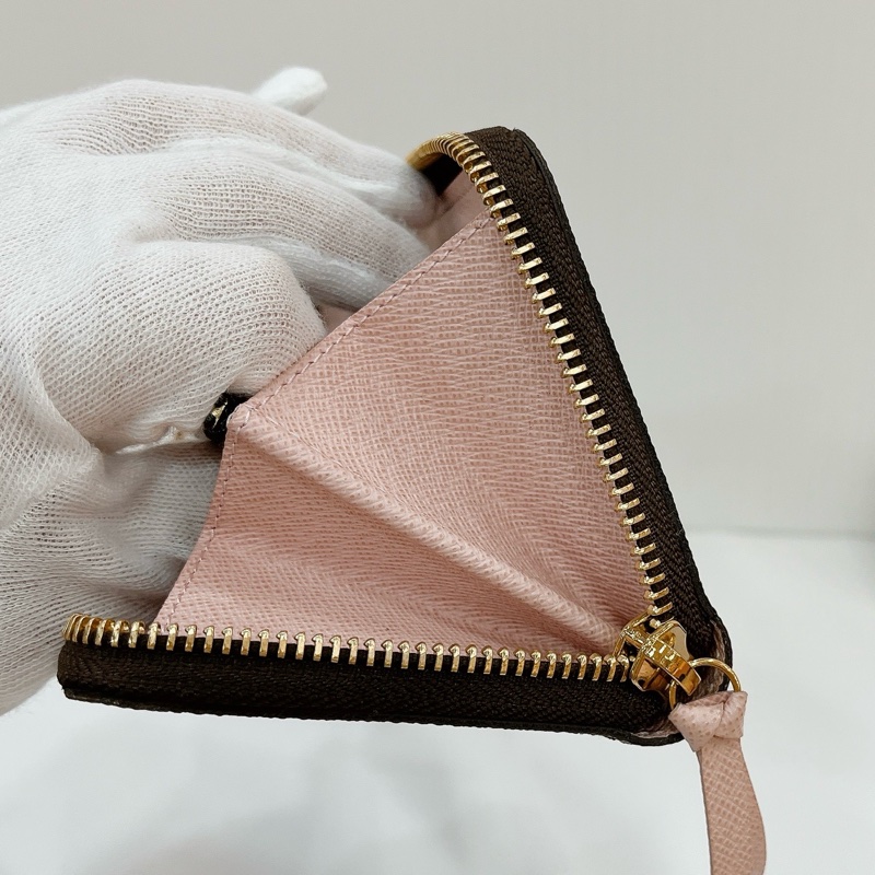 莉亞精品♡LV M61298 ㄇ拉長夾 粉 二手-8