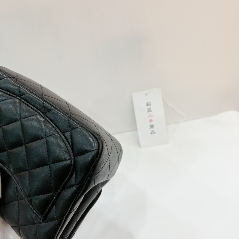 莉亞精品♡Chanel A35200 方胖子 黑金 二手-12