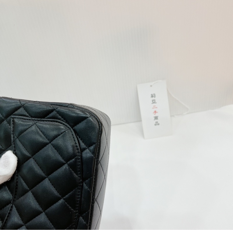 莉亞精品♡Chanel A35200 方胖子 黑金 二手-13