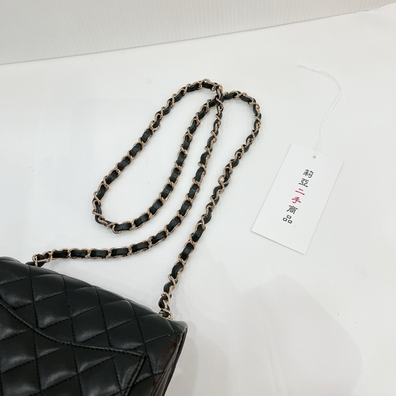 莉亞精品♡Chanel A35200 方胖子 黑金 二手-19