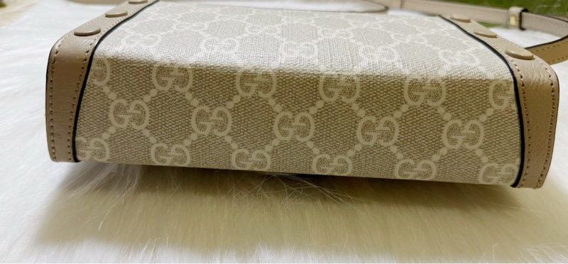 Gucci Horsebit 1955 GG Supreme 小斜背、側背包-16