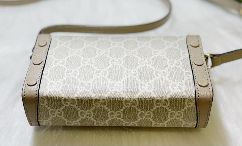 Gucci Horsebit 1955 GG Supreme 小斜背、側背包-17