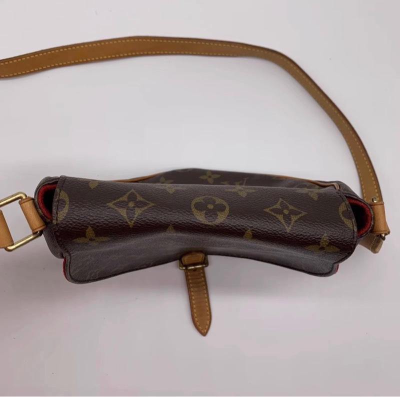 LV經典老花小豬包馬鞍包-1