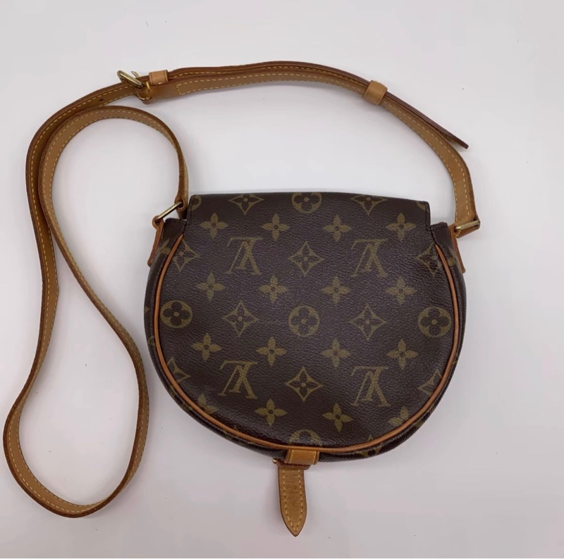 LV經典老花小豬包馬鞍包-8