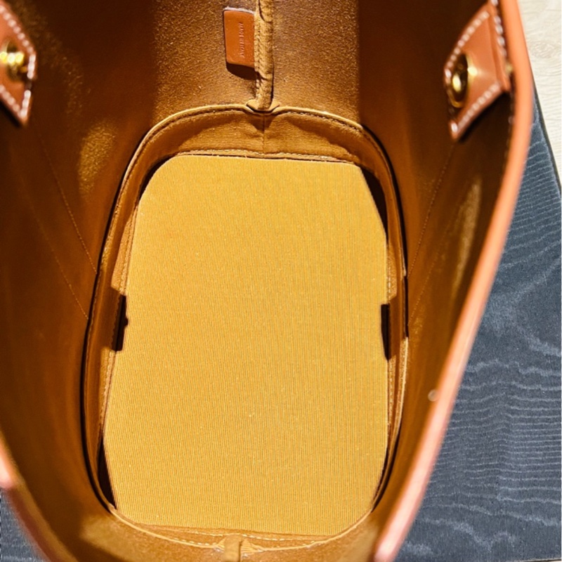 Celine 凱旋門滿版白老花水桶包 小號-12