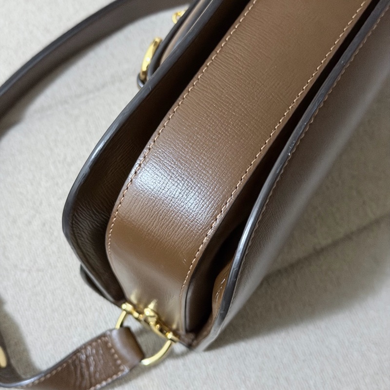 Gucci Horsebit 1955 medium shoulder bag 啡色 全皮-1