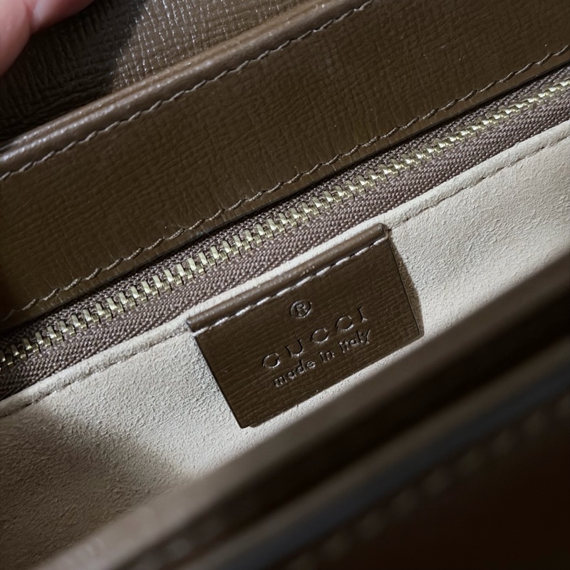 Gucci Horsebit 1955 medium shoulder bag 啡色 全皮-3