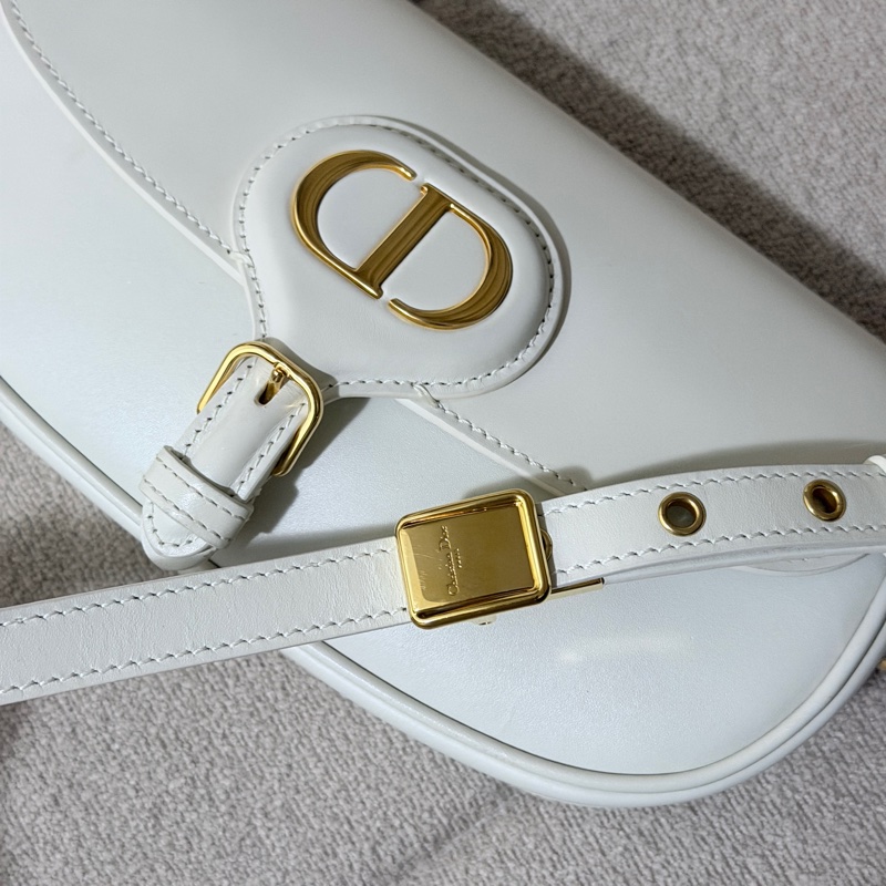 Dior Bobby East-West 手袋 White 白色 腋下包-17