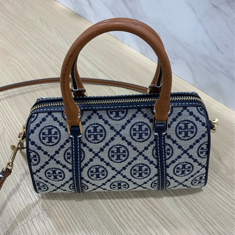 Tory Burch T-Monogram 迷你波士頓/酒桶包-2