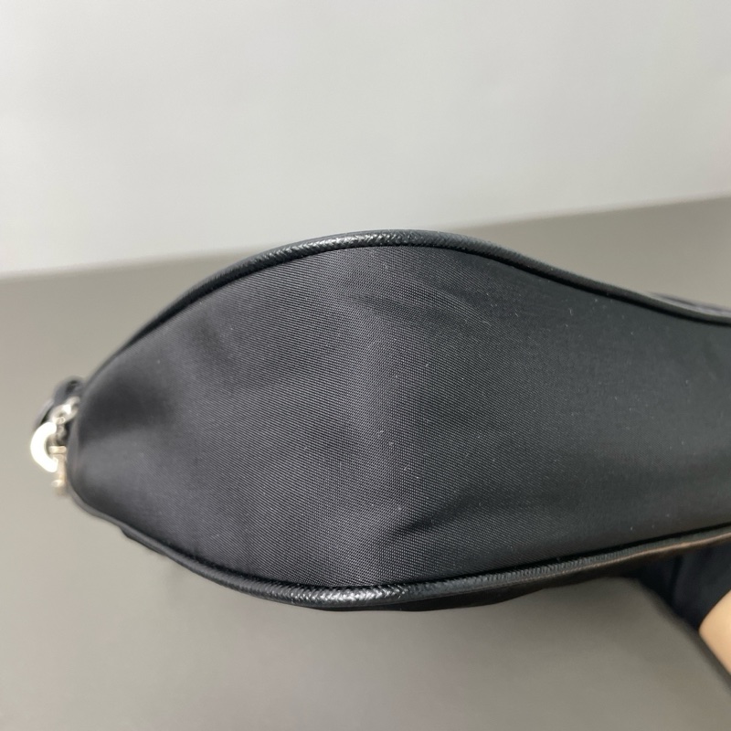 Prada/普拉達 女包2005三合一尼龍包 附鏈條肩帶和寬肩帶 可腋下單肩斜挎 有可拆卸零錢包-4