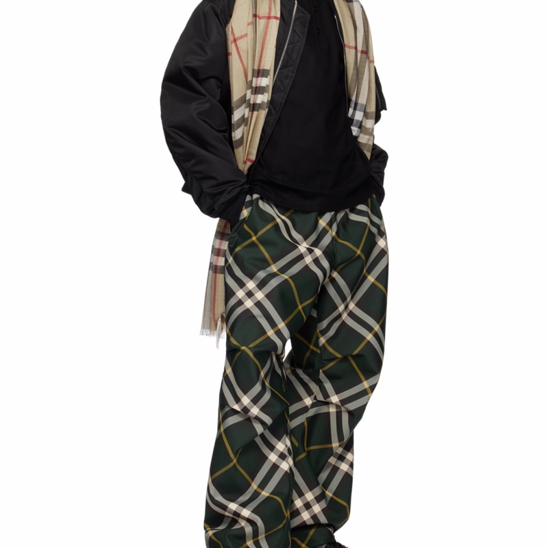 Burberry 男士 格紋衣領Polo衫XXS XS S M L XL XXL-2