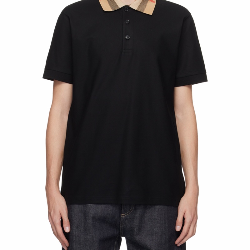 Burberry 男士 格紋衣領Polo衫XXS XS S M L XL XXL-3