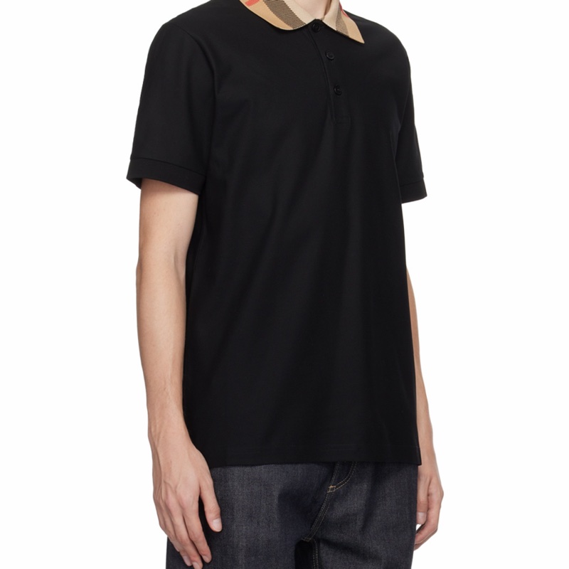 Burberry 男士 格紋衣領Polo衫XXS XS S M L XL XXL-4