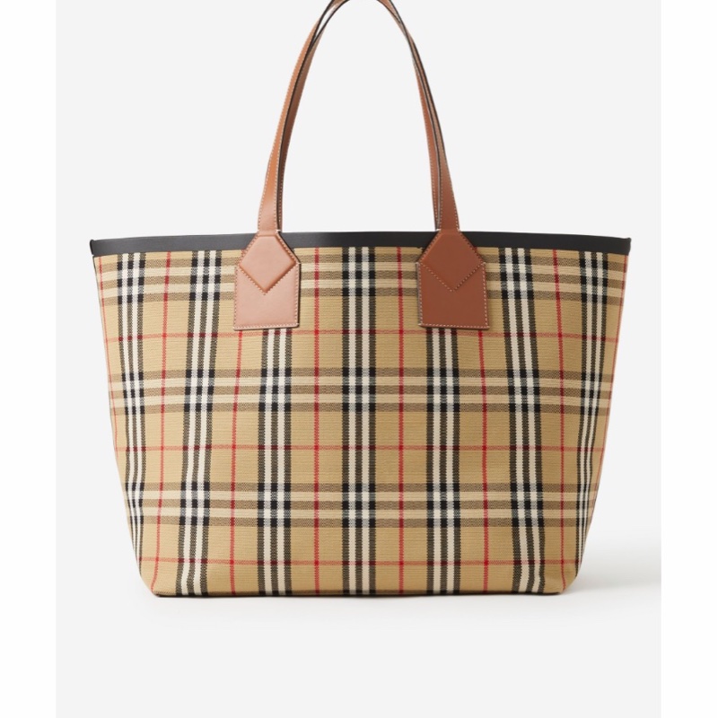 Burberry 女士 London 格紋大號手提包均碼碼大號、61cm*22cm*35cm-1