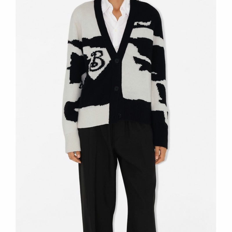 Burberry 女士 EKD羊絨針織開衫XXS XS S M L碼-2