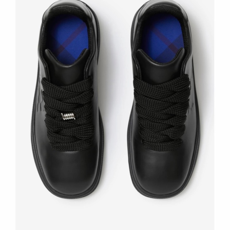 Burberry 男士 logo標識系帶低幫板鞋39 40 40.5 41 41.5 43 44碼-1