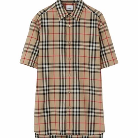Burberry 男士 翻領短袖襯衫XS S M L XL XXL碼