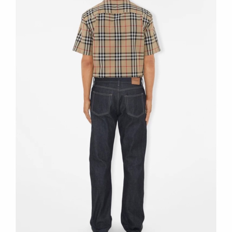 Burberry 男士 翻領短袖襯衫XS S M L XL XXL碼-2