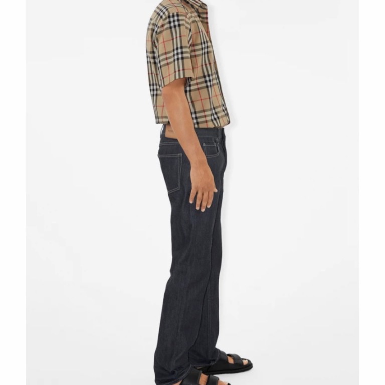 Burberry 男士 翻領短袖襯衫XS S M L XL XXL碼-3