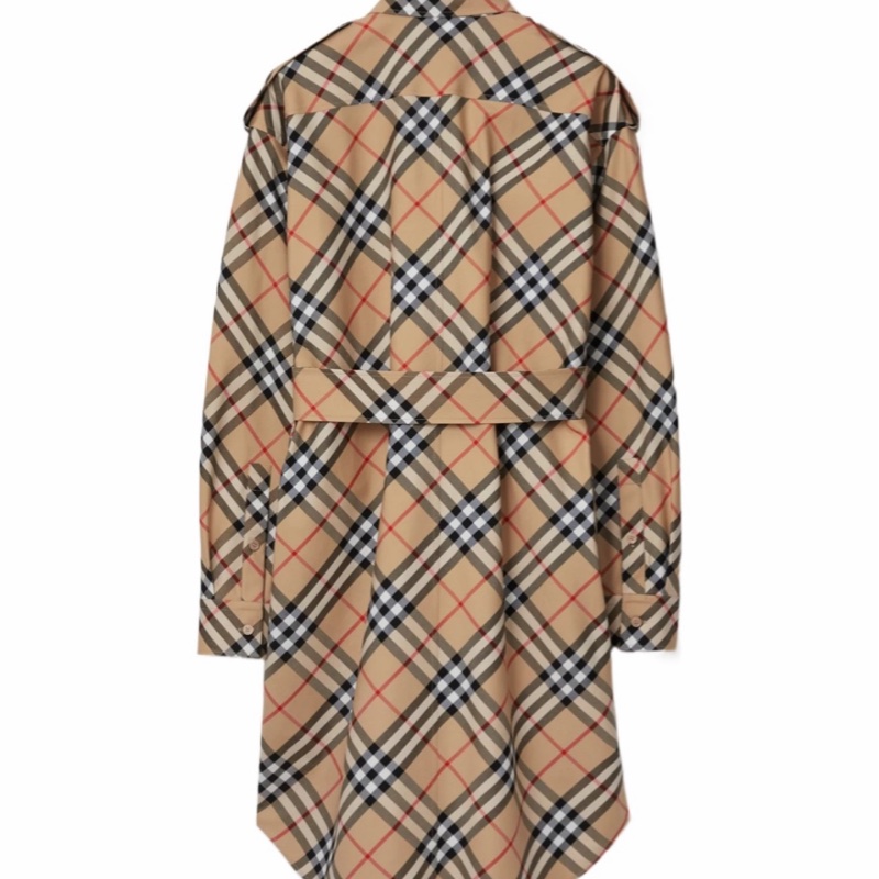 Burberry 女士 格紋襯衫式連衣裙UK-2 UK-4 UK-6 UK-8 UK-10 UK-12-1