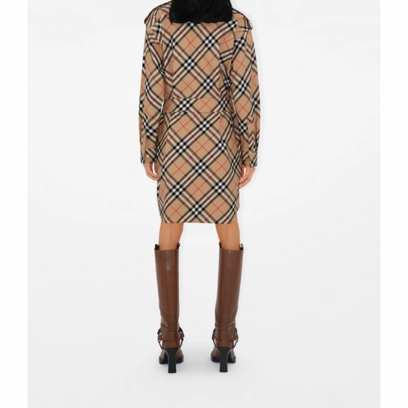Burberry 女士 格紋襯衫式連衣裙UK-2 UK-4 UK-6 UK-8 UK-10 UK-12-6