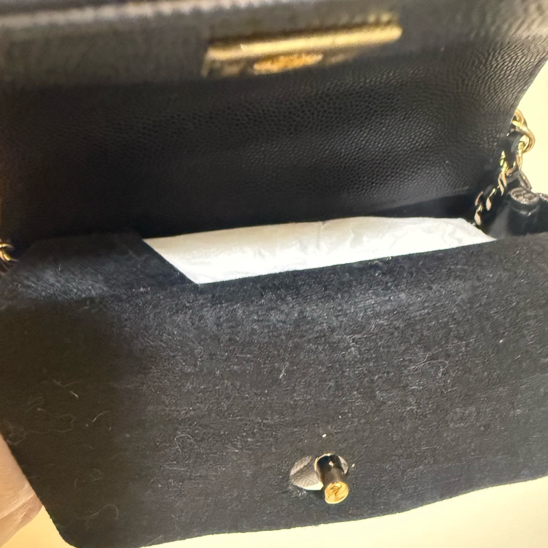 Chanel coco handle mini 黑 芯片款 有購證-12