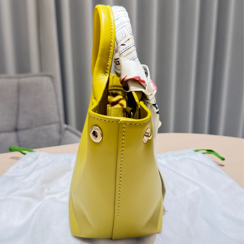 全新-Longchamp Roseau 小羊皮迷你托特包-5