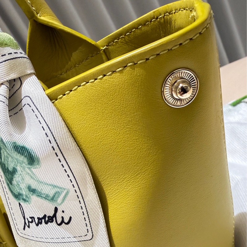 全新-Longchamp Roseau 小羊皮迷你托特包-8