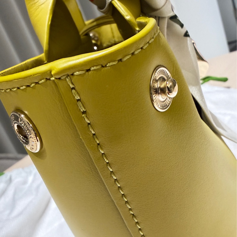 全新-Longchamp Roseau 小羊皮迷你托特包-14