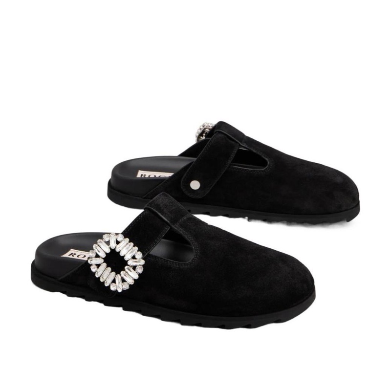 Roger Vivier 女士 Slidy Viv 穆勒鞋35 36 37 38 39-0