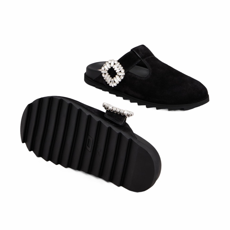 Roger Vivier 女士 Slidy Viv 穆勒鞋35 36 37 38 39-3