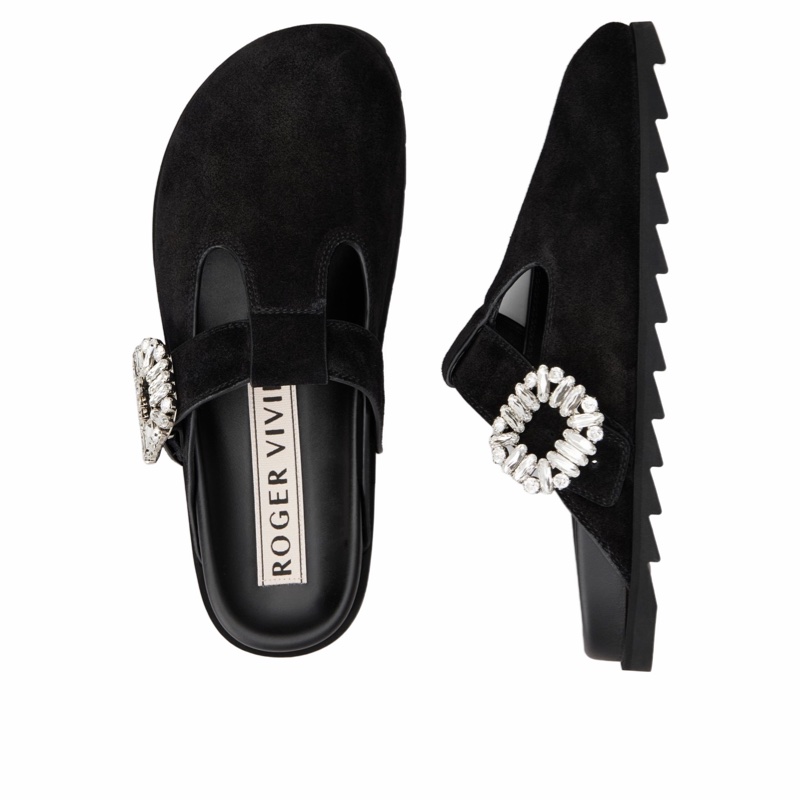 Roger Vivier 女士 Slidy Viv 穆勒鞋35 36 37 38 39-5