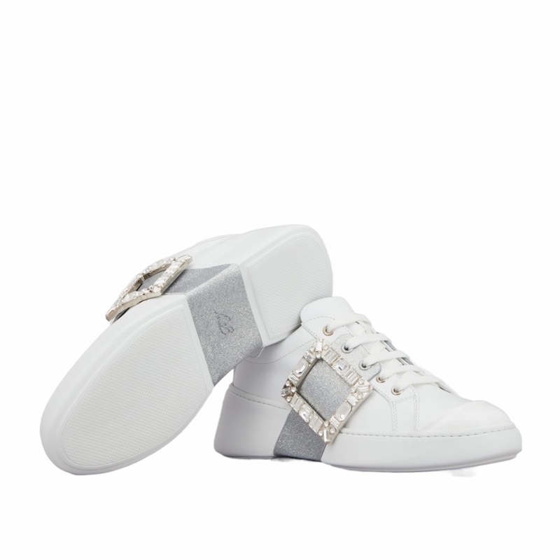 Roger Vivier 女士 Viv Skate系帶休閒運動鞋34 34.5 35 35.5 36 36.5 37 37.5 38 38.5 39 39.5 40 40.5 41 41.5 42碼跟高: 4.5cm-1